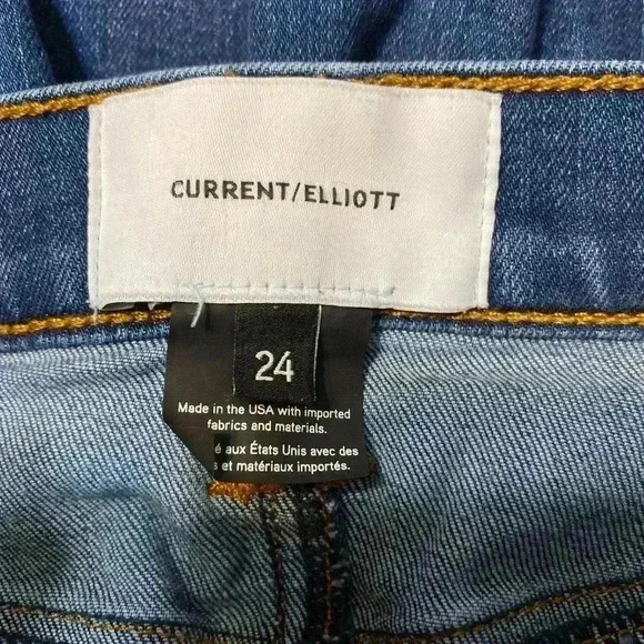 Current Elliott Jeans Size‎ 24 Women's The Admirer Flare Scorpio Retro Denim - Picture 7 of 8